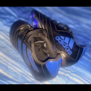 Adidas Youth Goletto VII Soccer Cleats size 12 black/blue